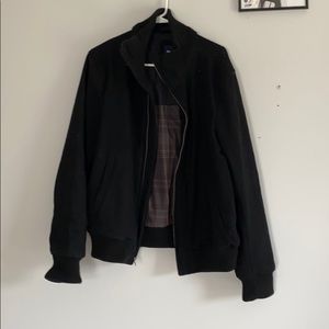 Gap Overcoat with plaid inside